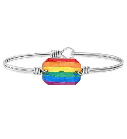 Luca + Danni Rainbow Pride Bangle Bracelet